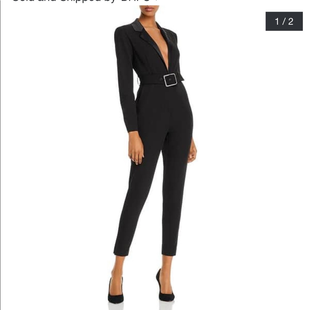 We Wore What black Jumpsuit- size XS - new w/tags